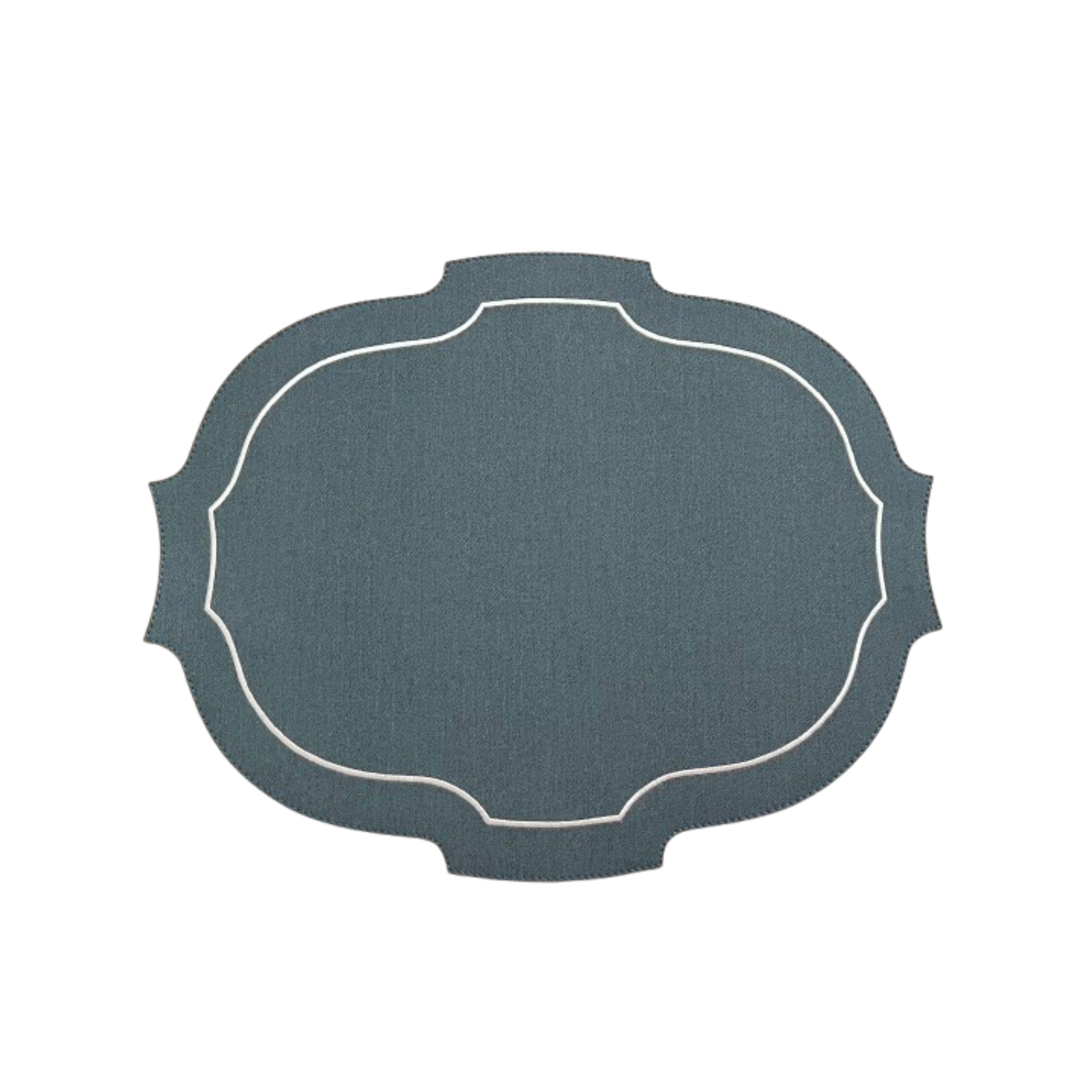 Paris Placemat with White Embroidery