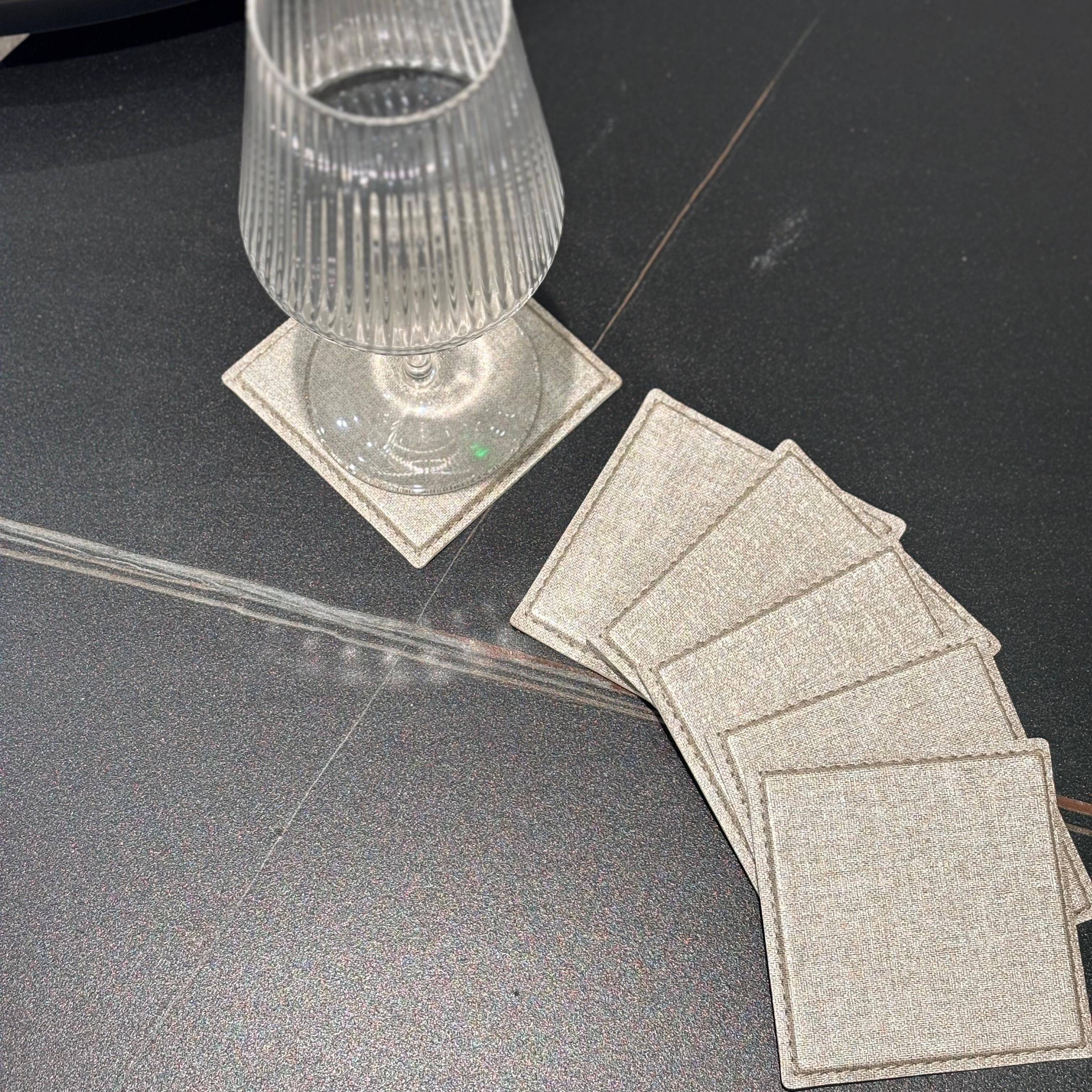 Set of 6 Square Coaster Set