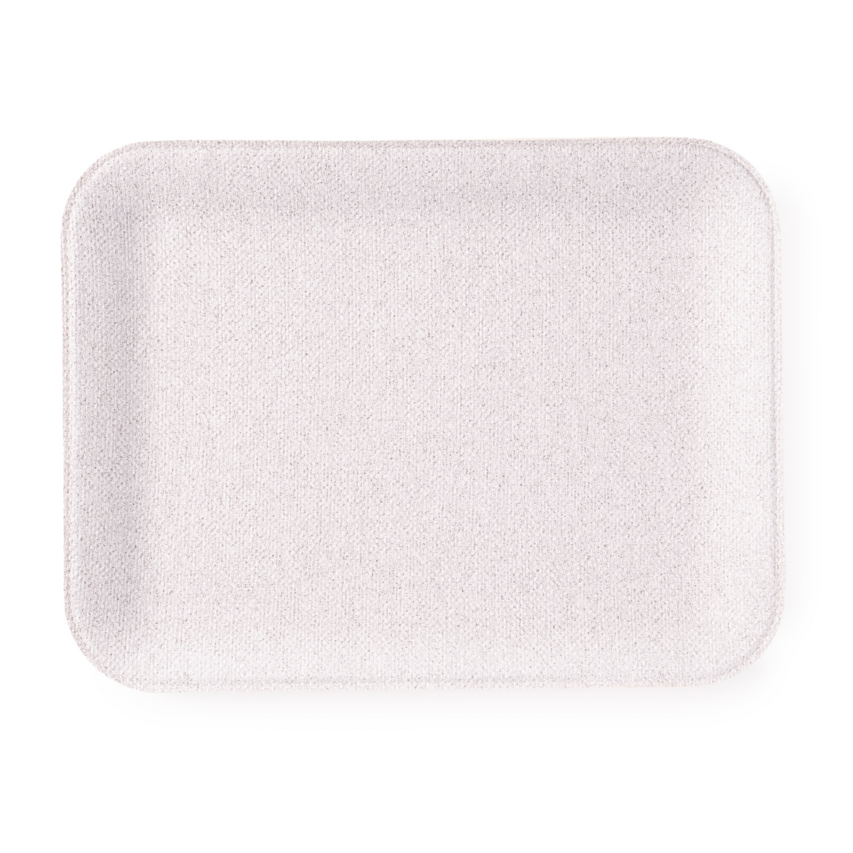 Divan Gray decorative serving tray and coffee table tray, wipeable vegan leather