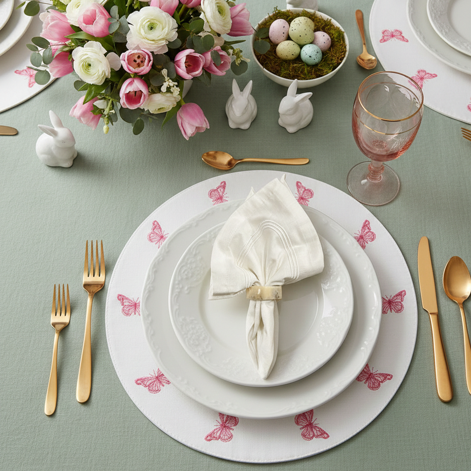 Ireland Butterfly Round Placemat