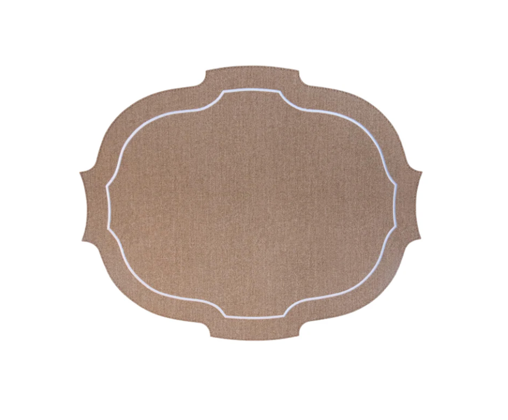 Paris Placemat with White Embroidery