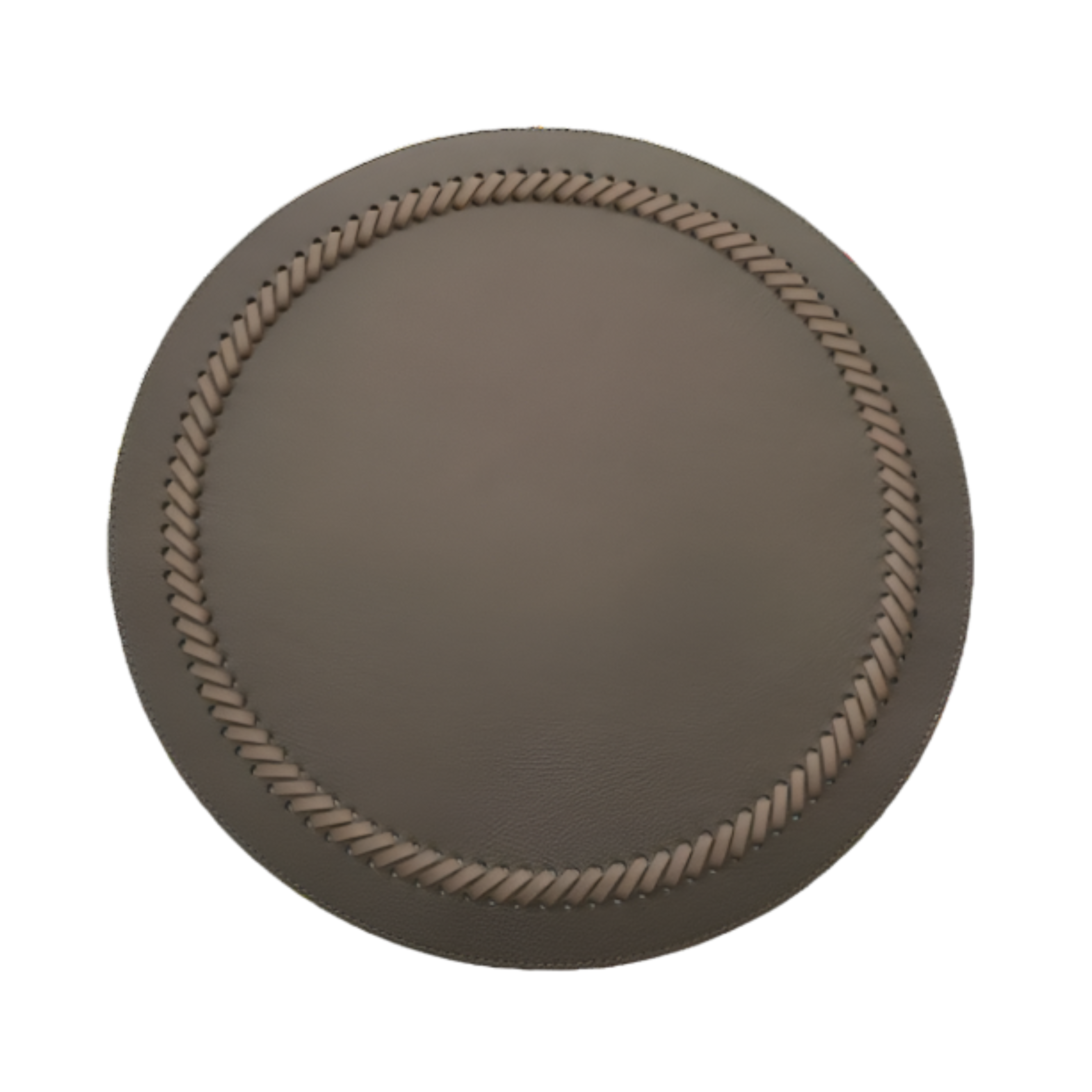 Naples Round Placemat With Leather Band