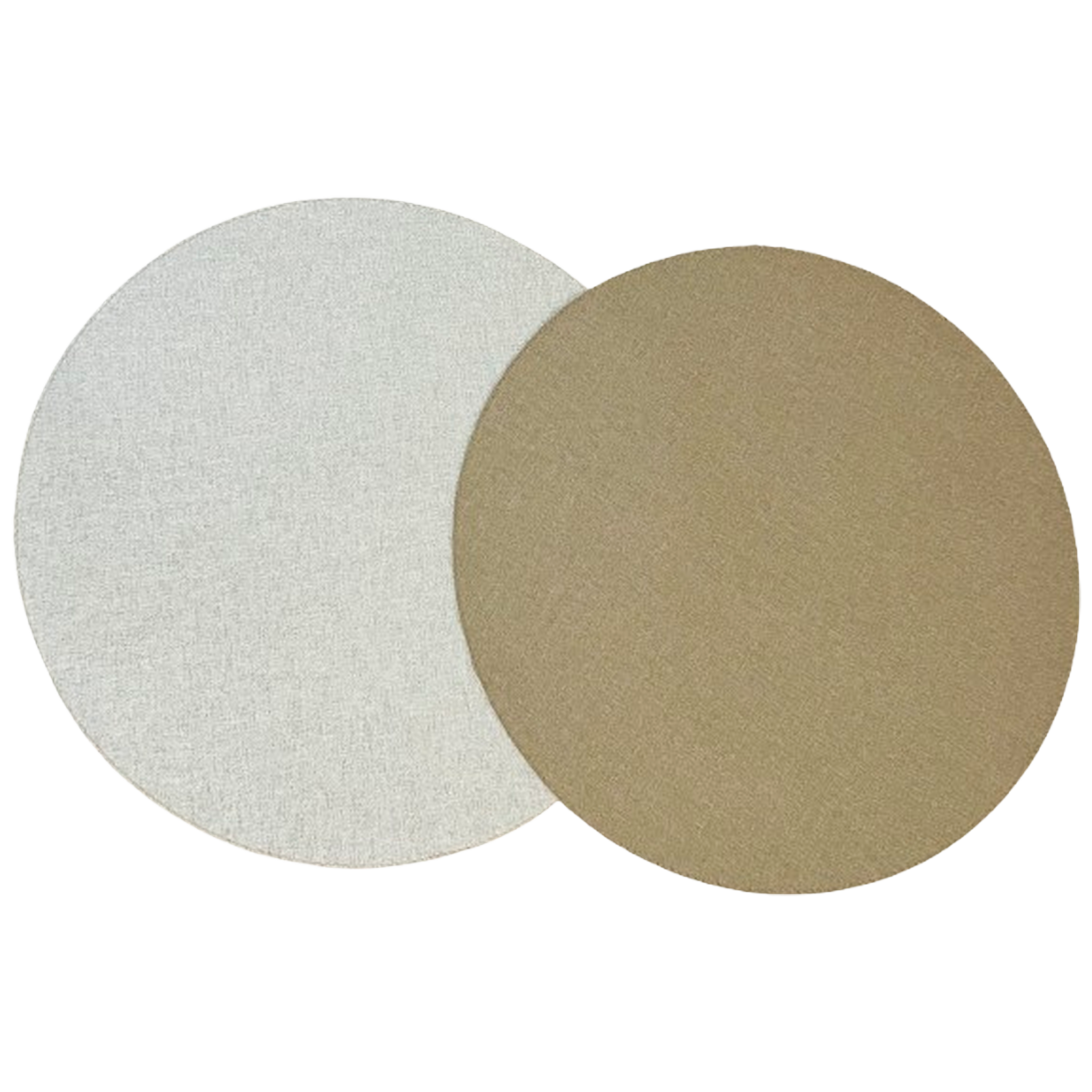 Dubai Reversible Round Placemat Victoria Latte / Victoria Bronze