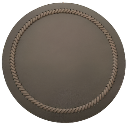 Naples Round Placemat With Leather Band