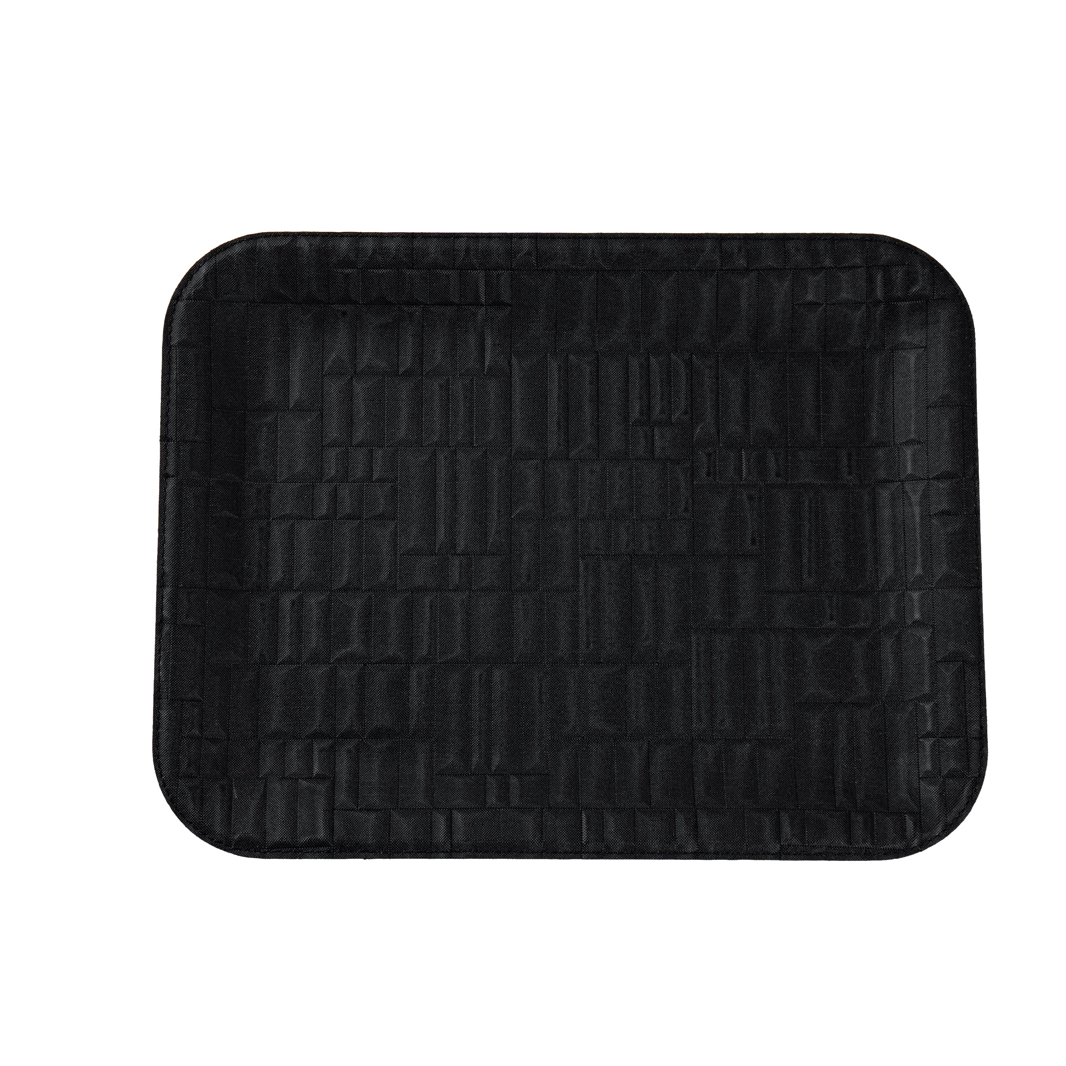 Small Decorating and Serving Tray Qubic Black
