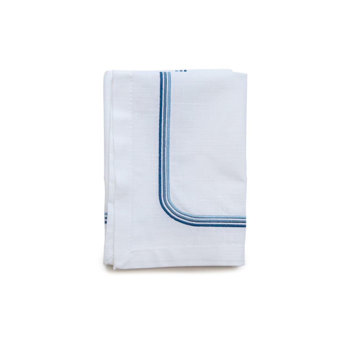 Madrid Napkin with Tonal Embroidery