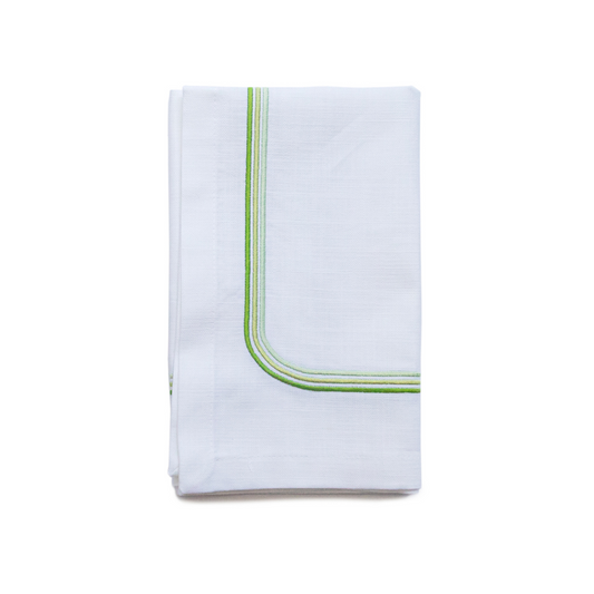 Madrid Napkin with Tonal Embroidery