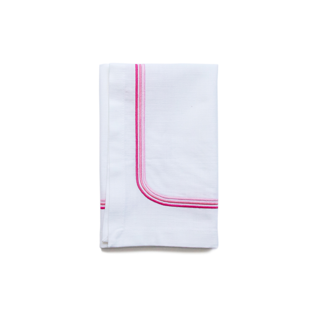 Madrid Napkin with Tonal Embroidery