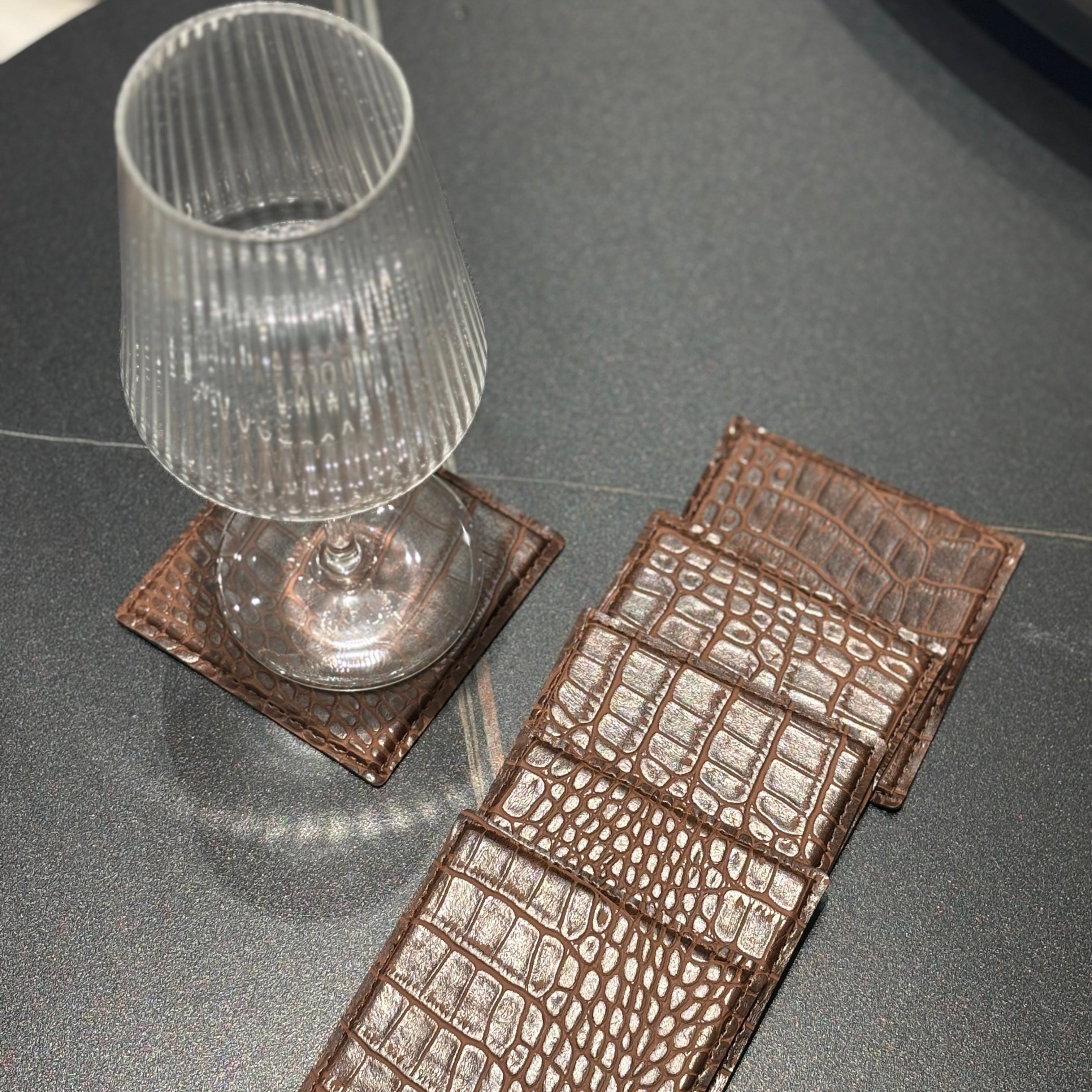 Set of 6 Square Coaster Set