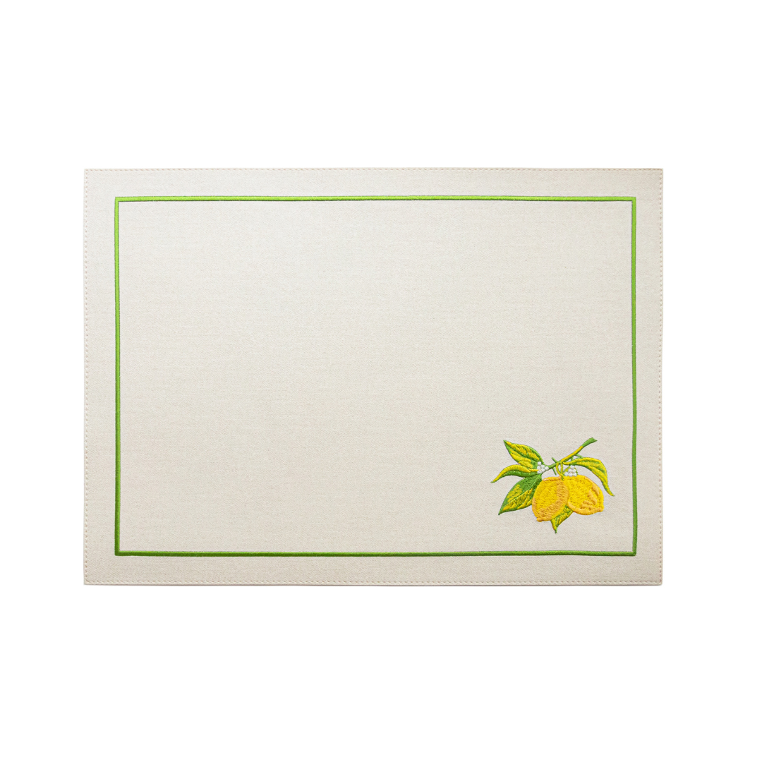 Capri Embroidery Rectangular Placemat