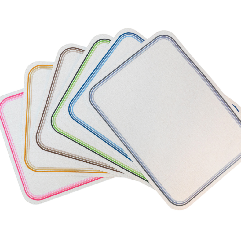 Madrid Rectangular Placemat with Tonal Embroidery