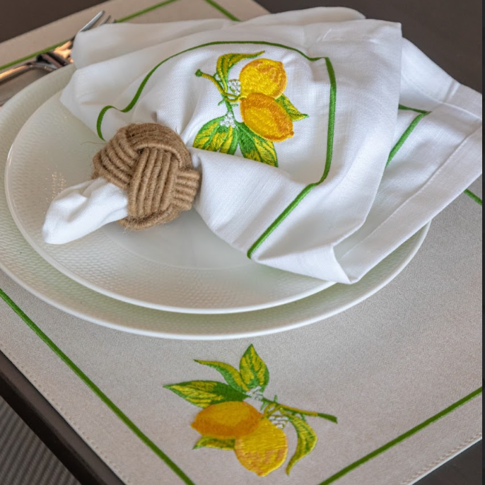 Capri Embroidery Napkin